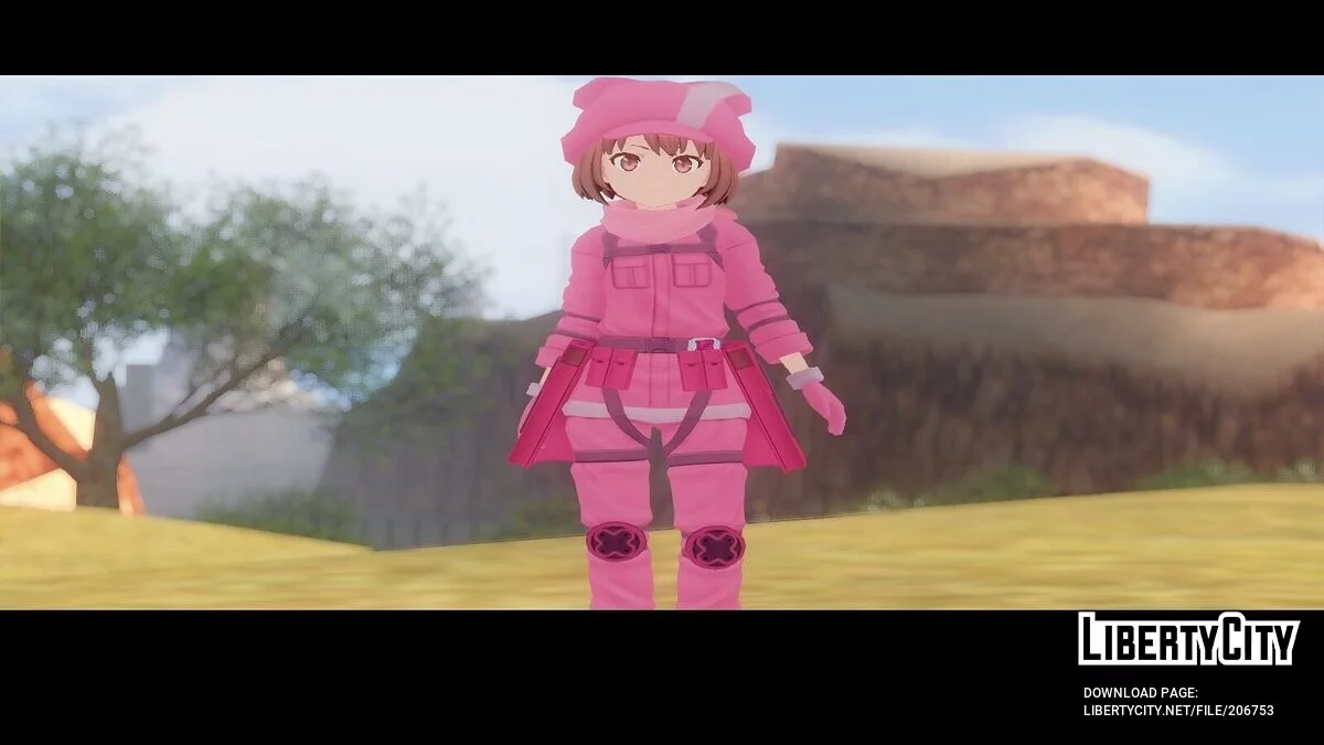 LLENN из SAO Alternative Gun Gale Online / GTA San Andreas