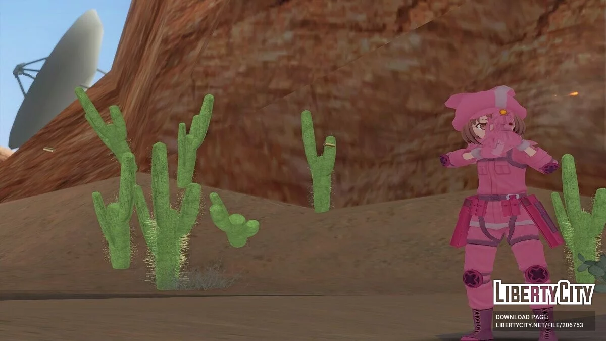 LLENN из SAO Alternative Gun Gale Online / GTA San Andreas