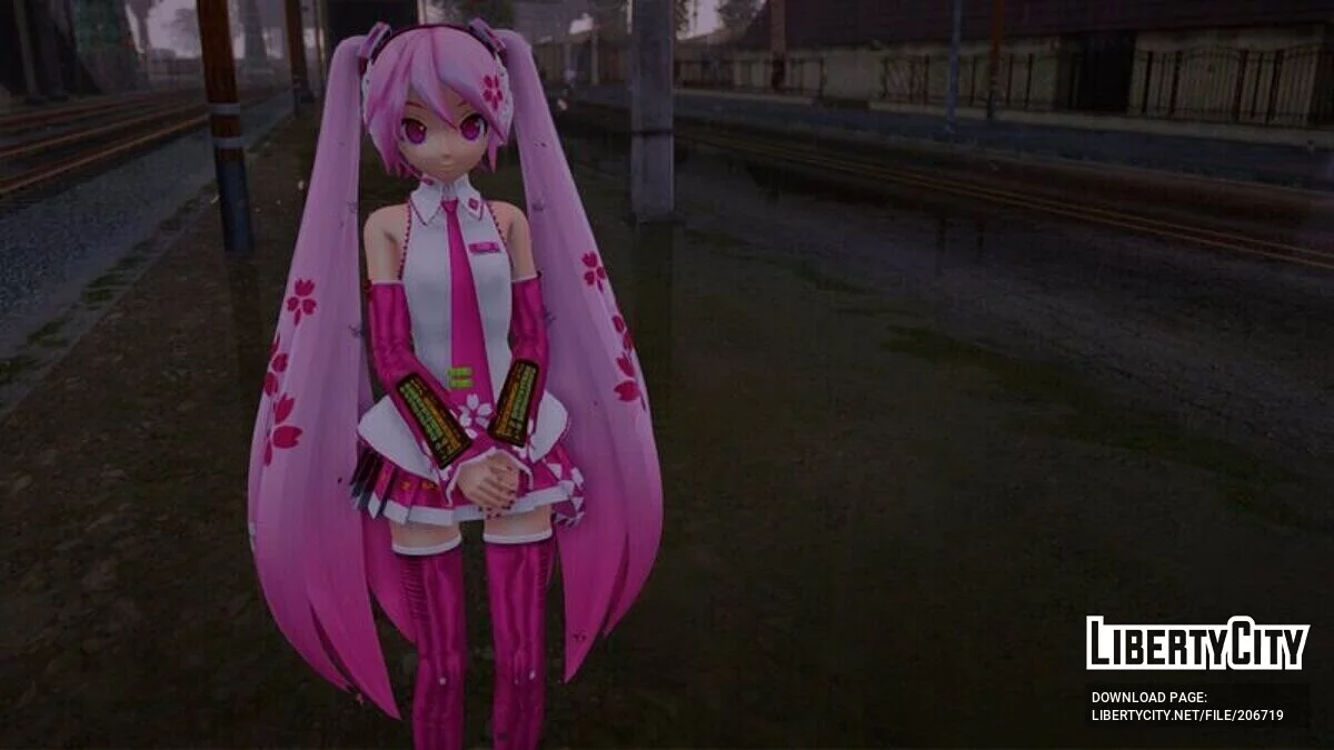 PDFT Hatsune Miku: Sakura Miku / GTA San Andreas