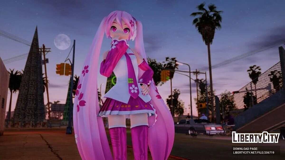 PDFT Hatsune Miku: Sakura Miku / GTA San Andreas