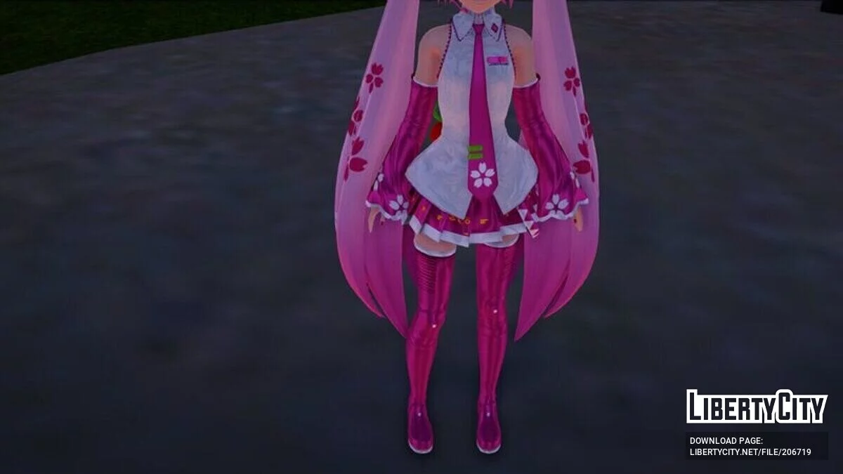 PDFT Hatsune Miku: Sakura Miku / GTA San Andreas