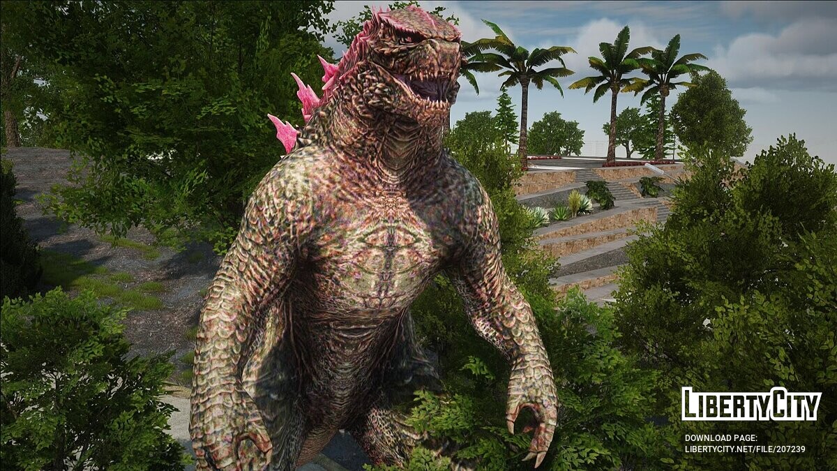 Скачать Pink Godzilla для GTA San Andreas