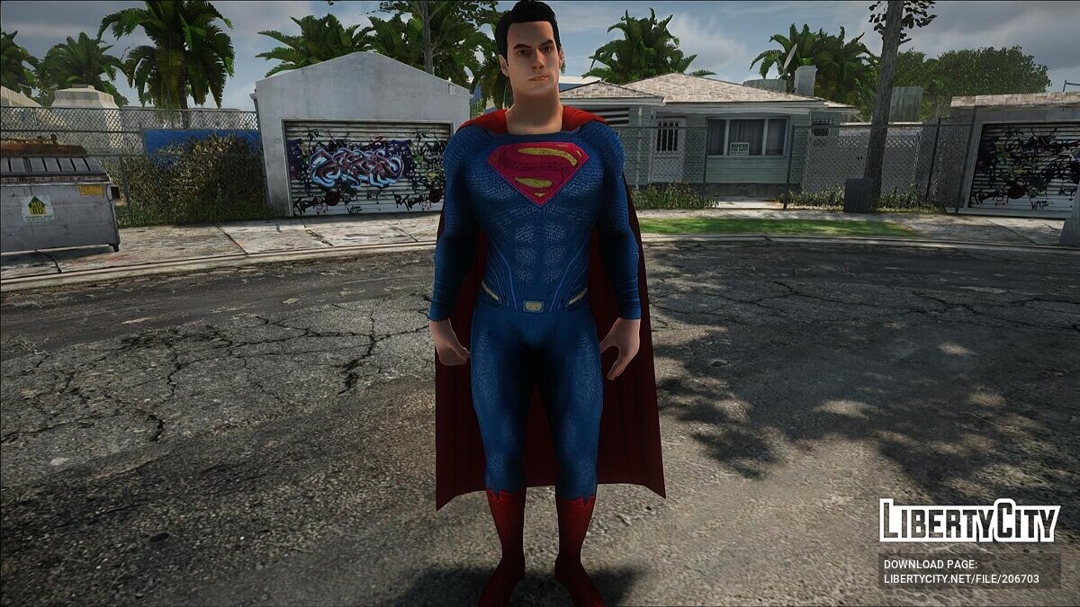 Скачать Superman Skin JL 2017 (DCEU) для GTA San Andreas