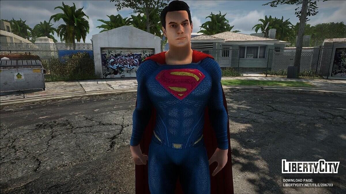 Скачать Superman Skin JL 2017 (DCEU) для GTA San Andreas