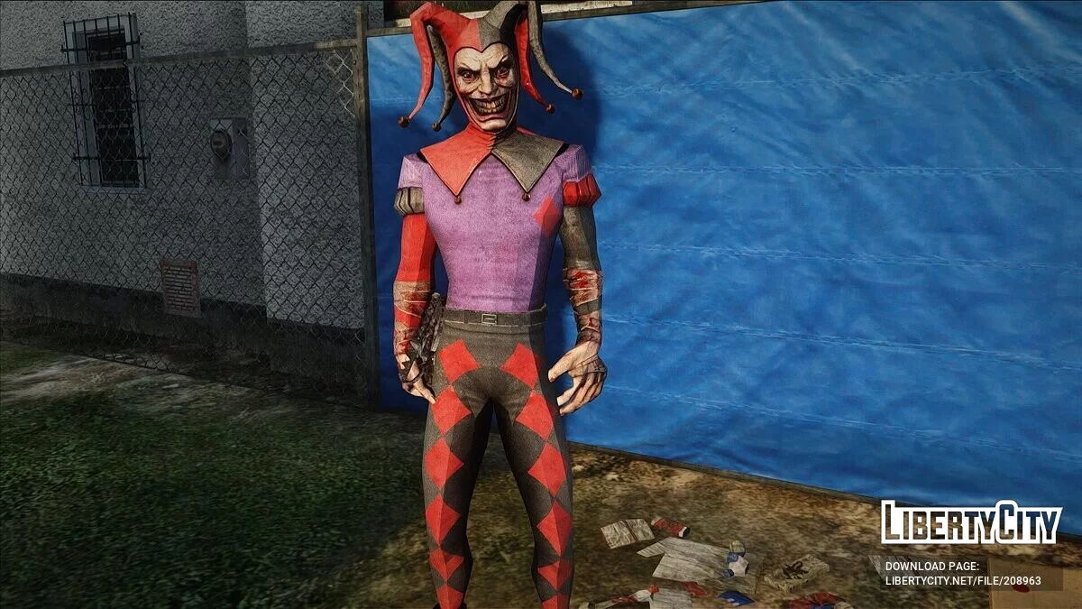 Джокер из Joker Show Horror Escape / GTA San Andreas