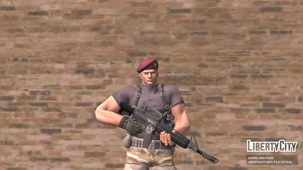 Krauser [Resident Evil 4] / GTA San Andreas