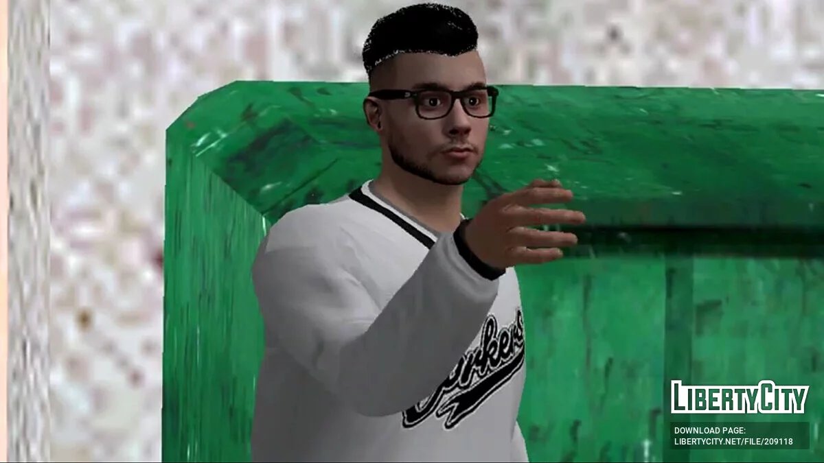 Мужской персонаж в очках из GTA Online - Jhonny GamesStudios / GTA San Andreas