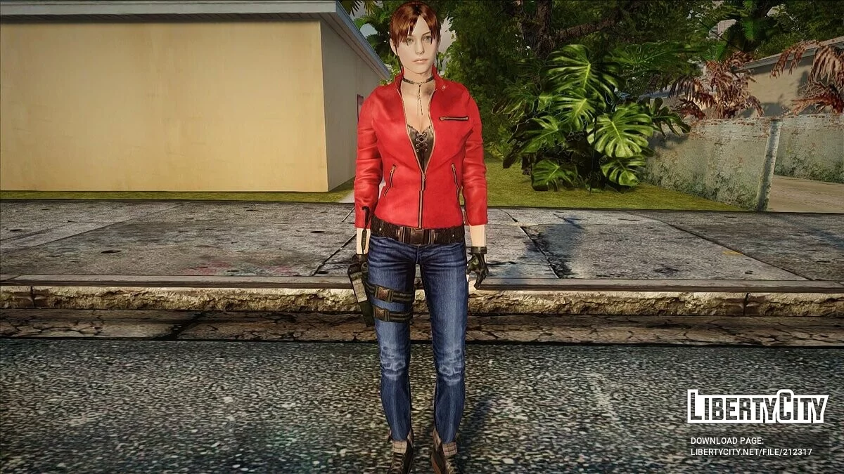 Клэр Рэдфилд из RE2 Remake Style / GTA San Andreas