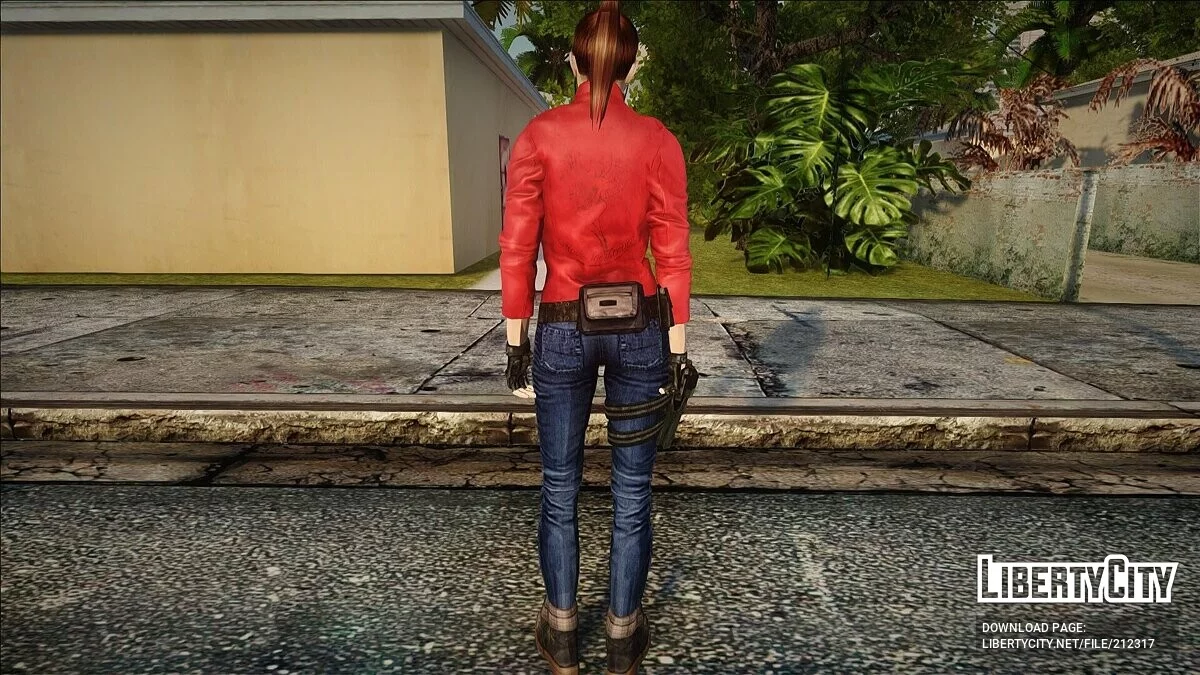 Клэр Рэдфилд из RE2 Remake Style / GTA San Andreas
