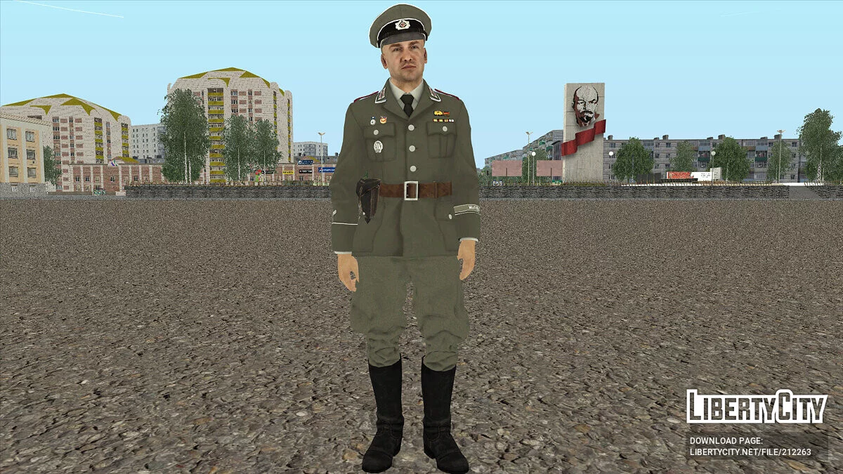 МГБ ГДР (Штази) Unterwatchmeister (Ministry of State Security) / GTA San Andreas