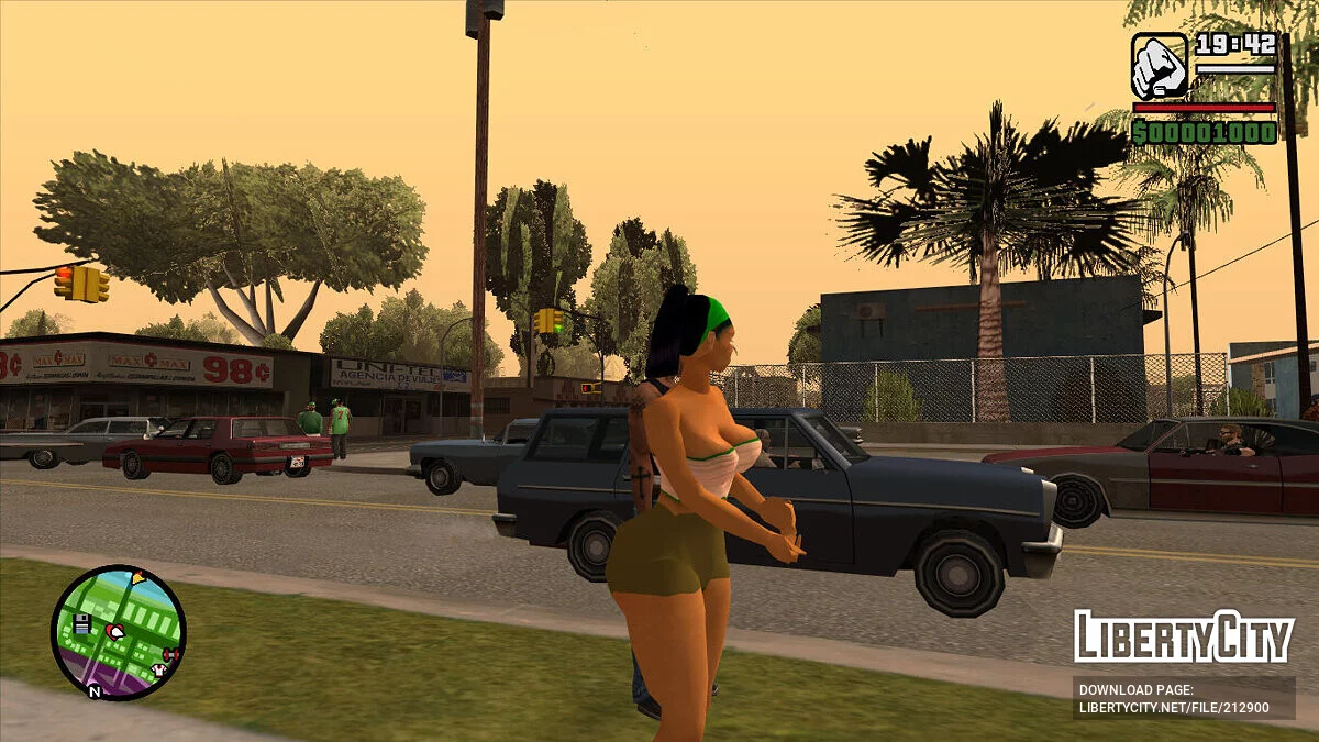Обновлённая модель подружки Дениз / GTA San Andreas