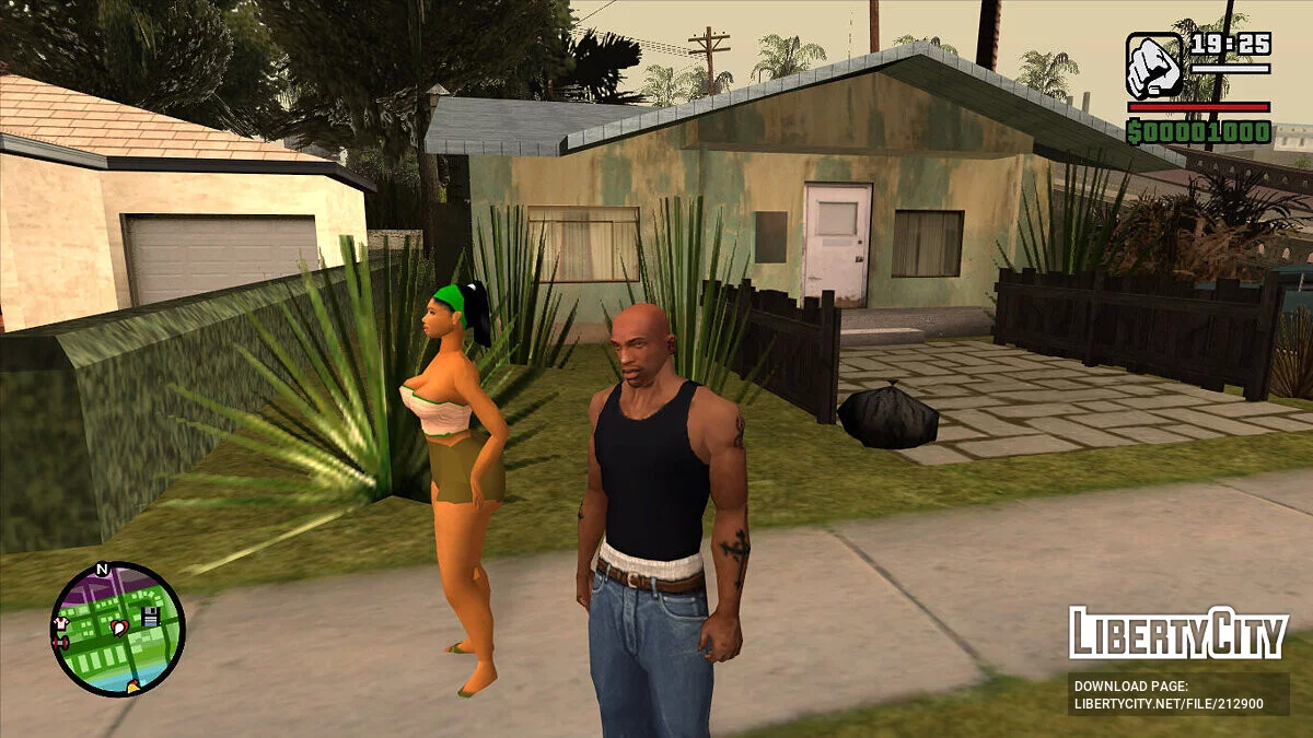 Обновлённая модель подружки Дениз / GTA San Andreas