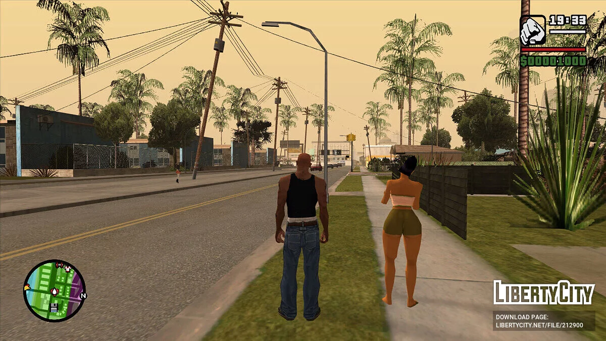 Обновлённая модель подружки Дениз / GTA San Andreas