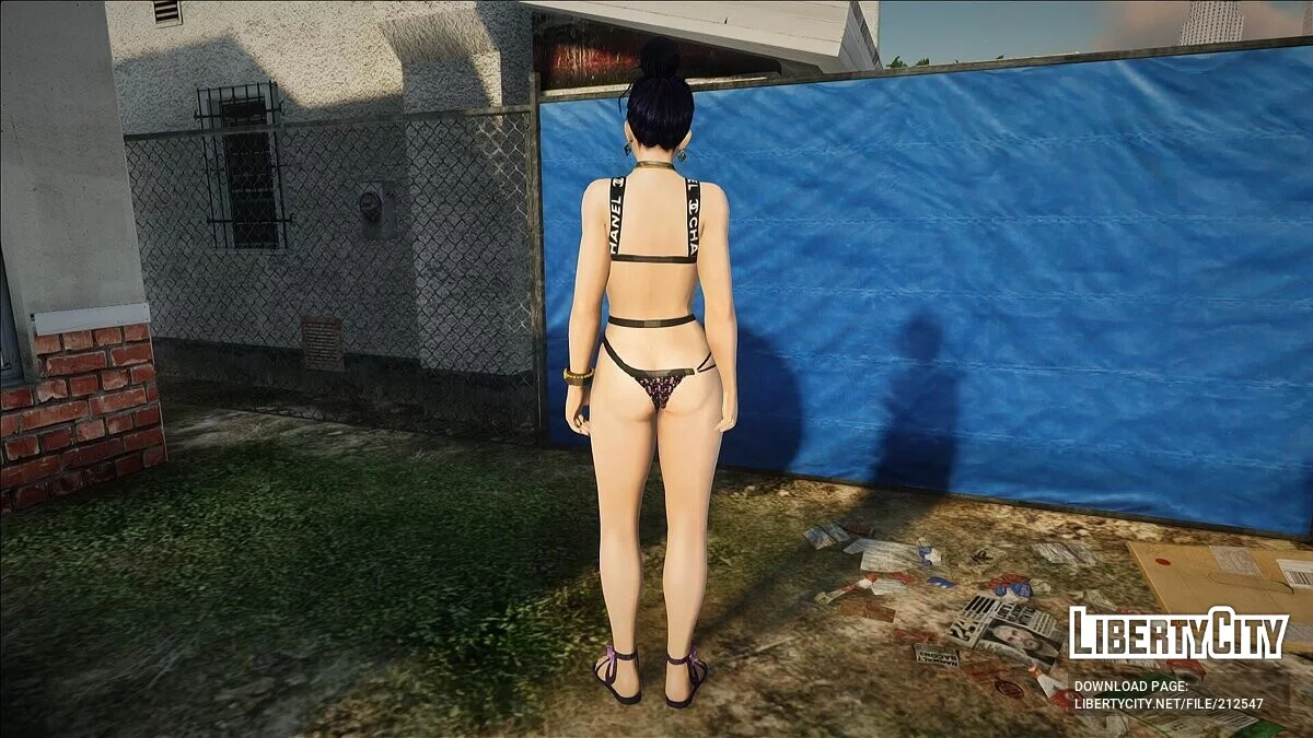 Ниотенгу из DOAXVV в купальнике Шанель / GTA San Andreas