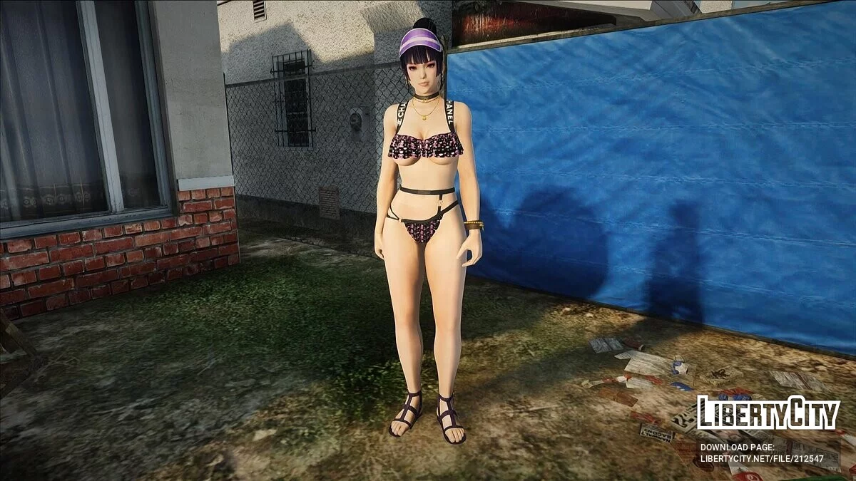 Ниотенгу из DOAXVV в купальнике Шанель / GTA San Andreas