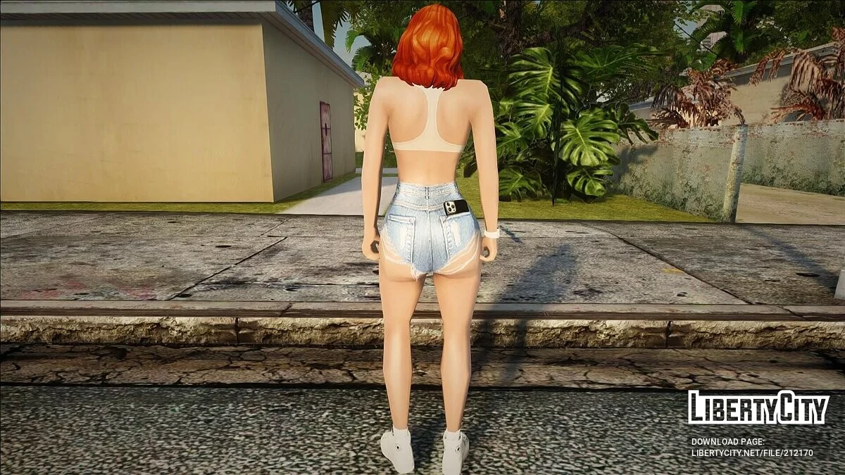 Женский скин в сексуальных нарядах / GTA San Andreas