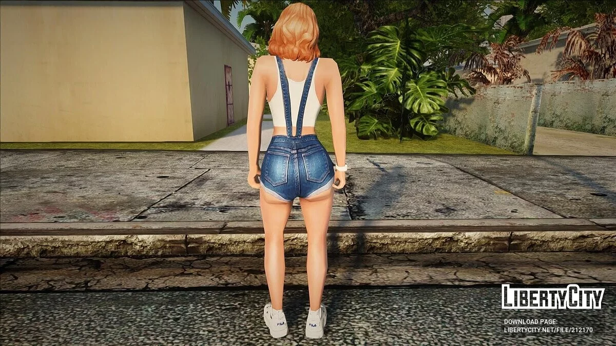 Женский скин в сексуальных нарядах / GTA San Andreas