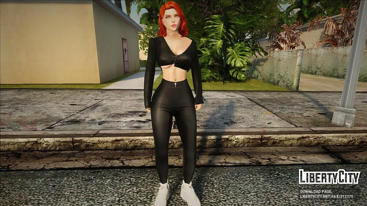 Женский скин в сексуальных нарядах / GTA San Andreas