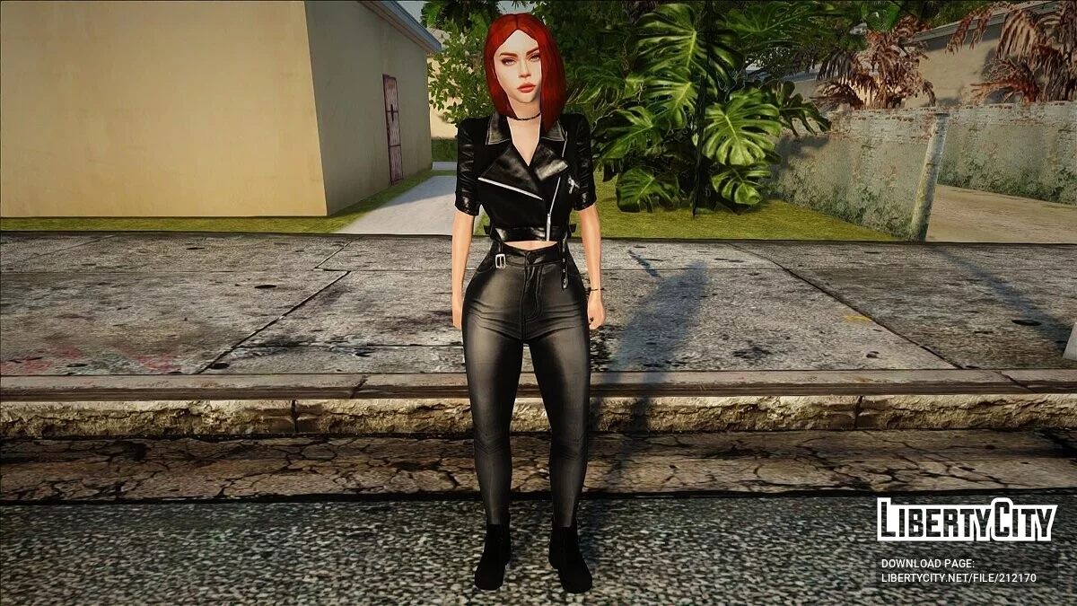 Женский скин в сексуальных нарядах / GTA San Andreas