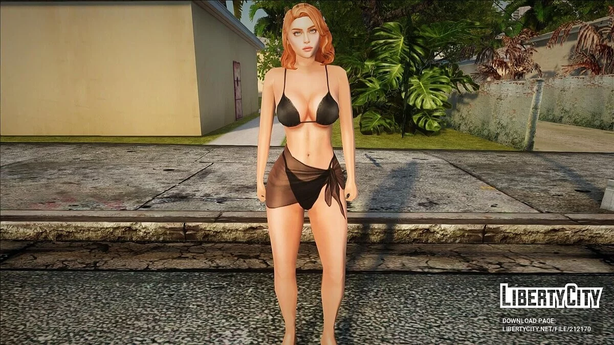 Женский скин в сексуальных нарядах / GTA San Andreas