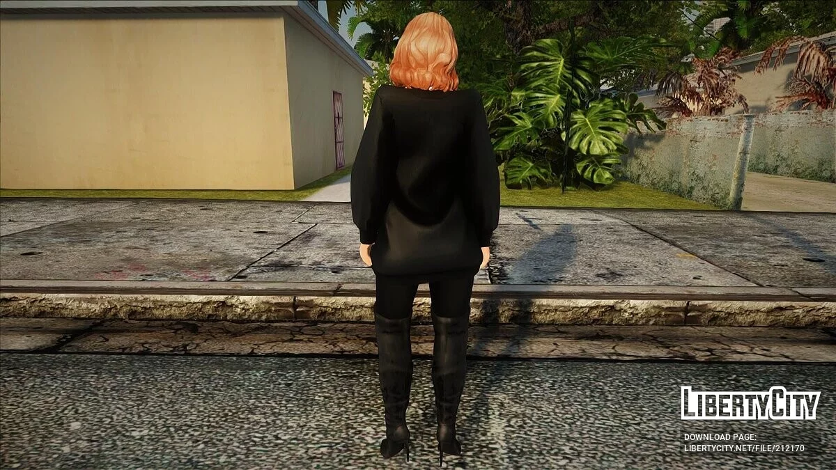 Женский скин в сексуальных нарядах / GTA San Andreas