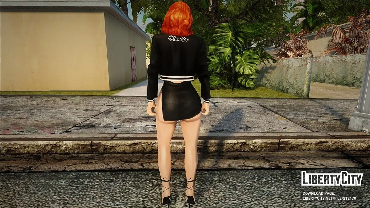 Женский скин в сексуальных нарядах / GTA San Andreas
