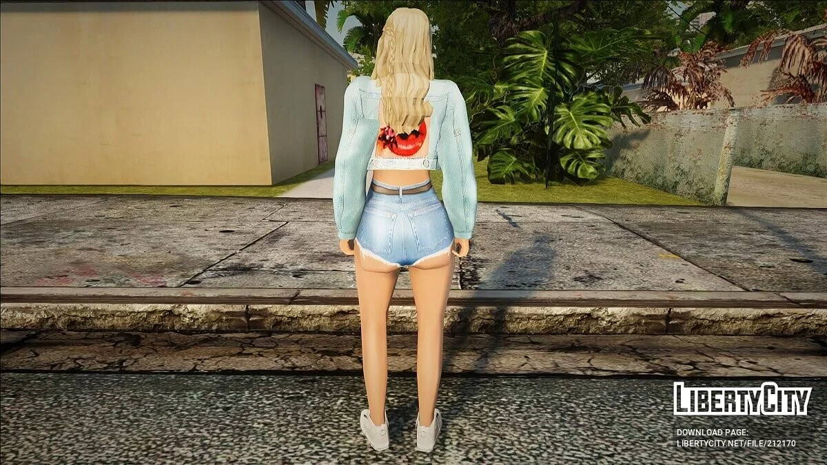 Женский скин в сексуальных нарядах / GTA San Andreas