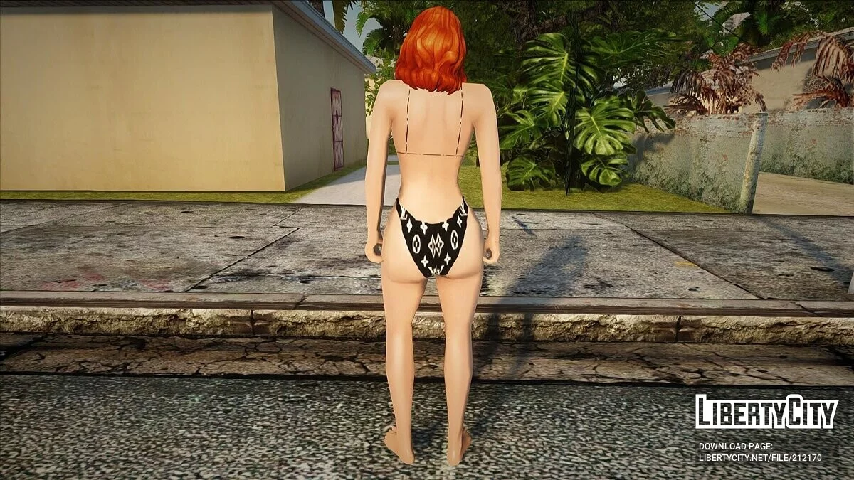 Женский скин в сексуальных нарядах / GTA San Andreas