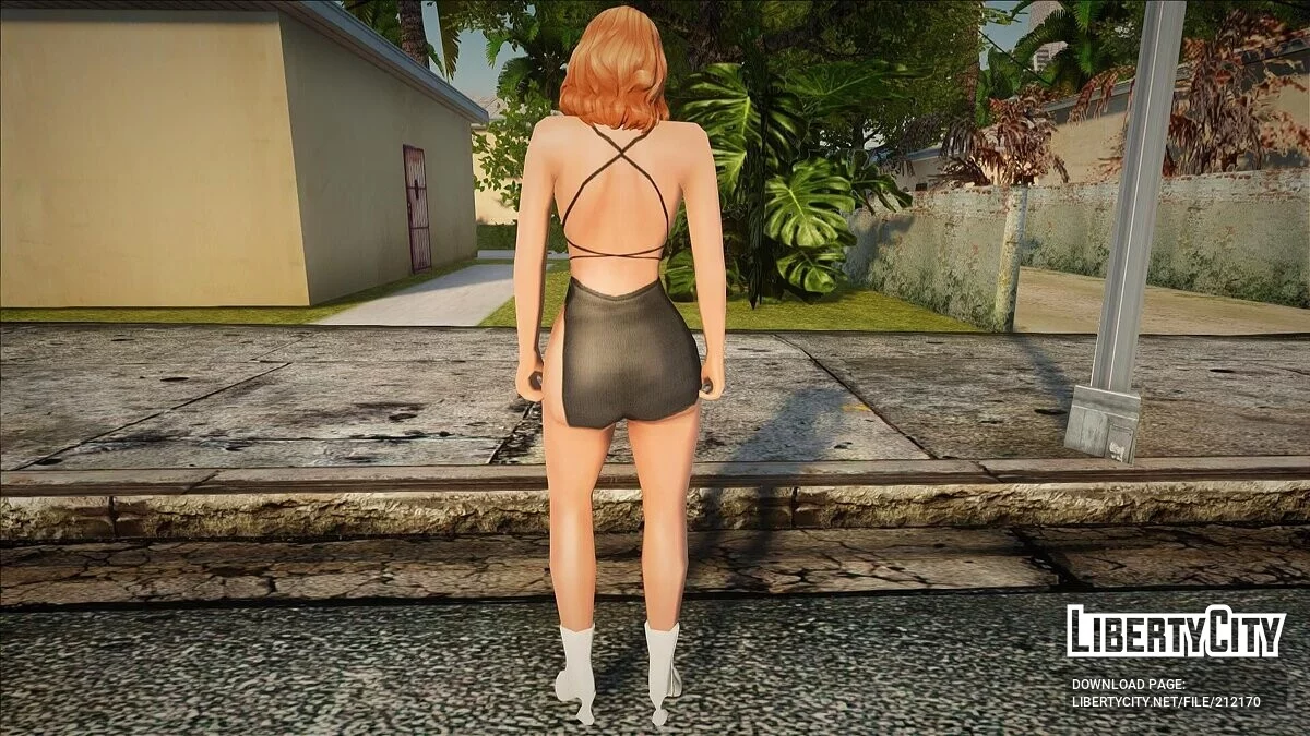 Женский скин в сексуальных нарядах / GTA San Andreas