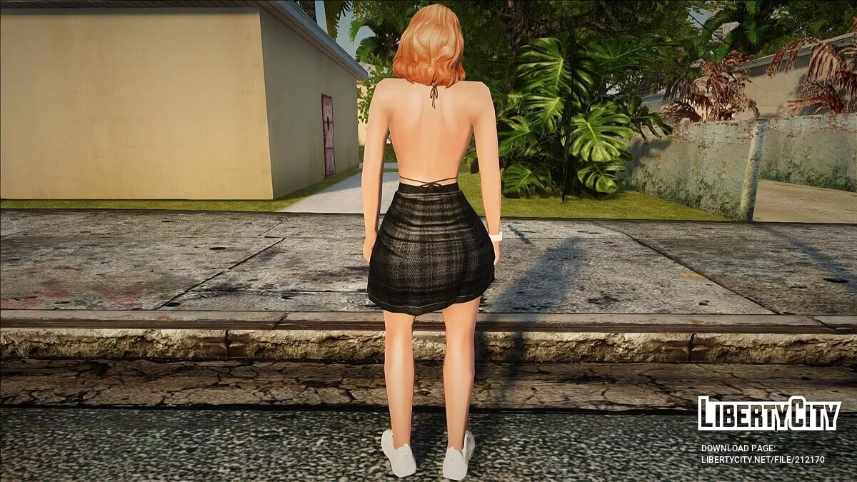 Женский скин в сексуальных нарядах / GTA San Andreas