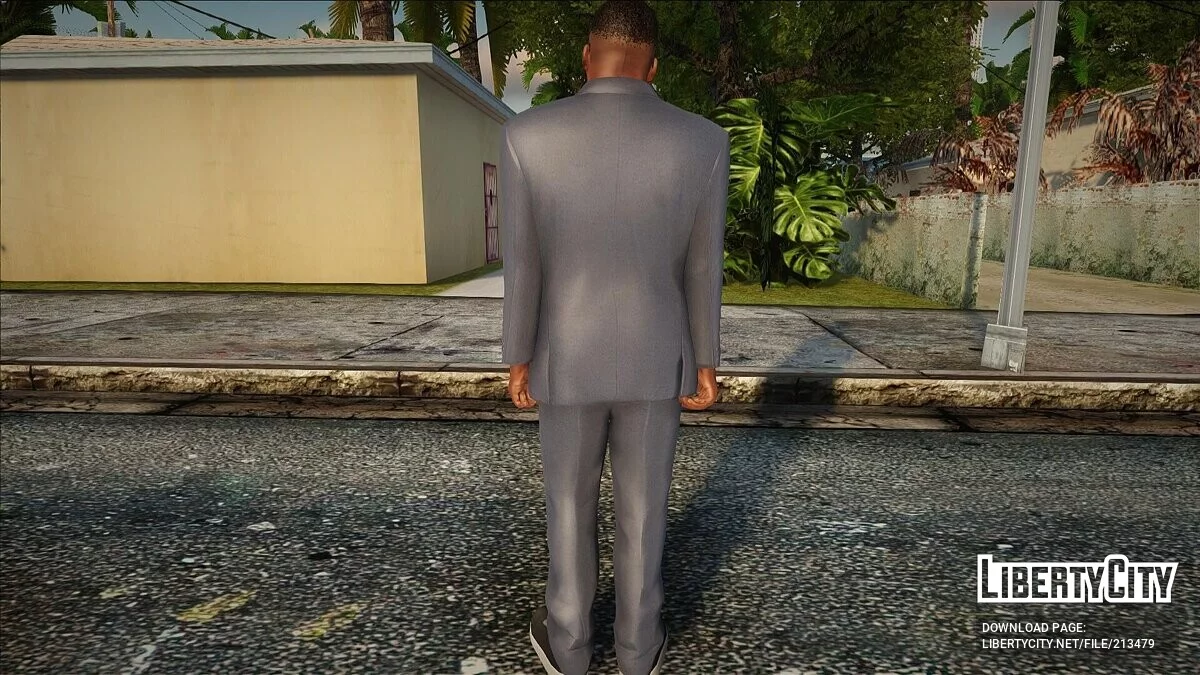 Франклин Клинтон в костюме из DLC / GTA San Andreas