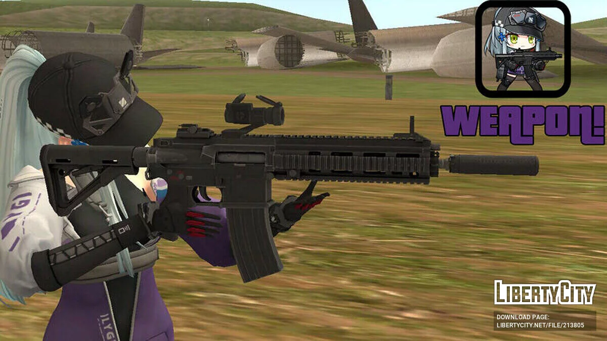 [Girls Frontline 2 Exilium] Clukay / GTA San Andreas