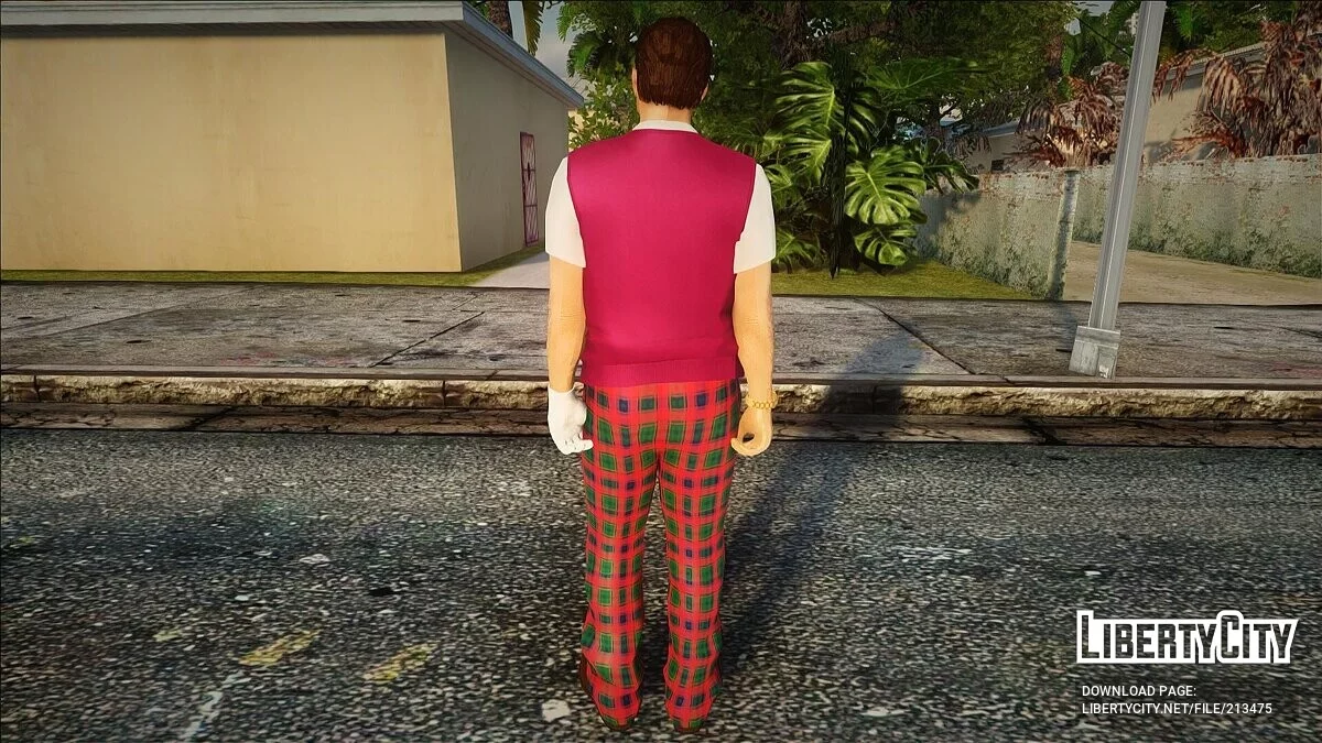 HD Томми Версетти в наряде гольф-клуба / GTA San Andreas