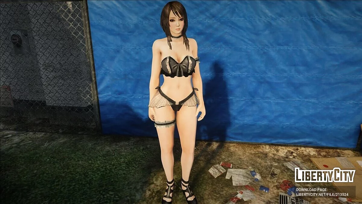 Юри Кодзуката из Fatal Frame 5 в сексуальном наряде / GTA San Andreas