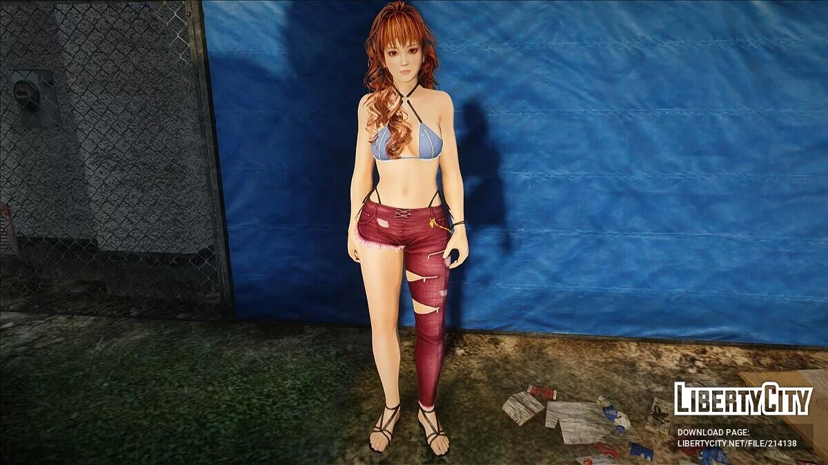 Касуми из DOAXVV - Skinny Shark / GTA San Andreas