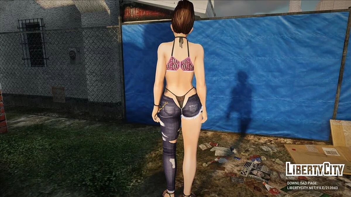 Лэй-Фанг из DOAXVV - Skinny Shark Chanel / GTA San Andreas