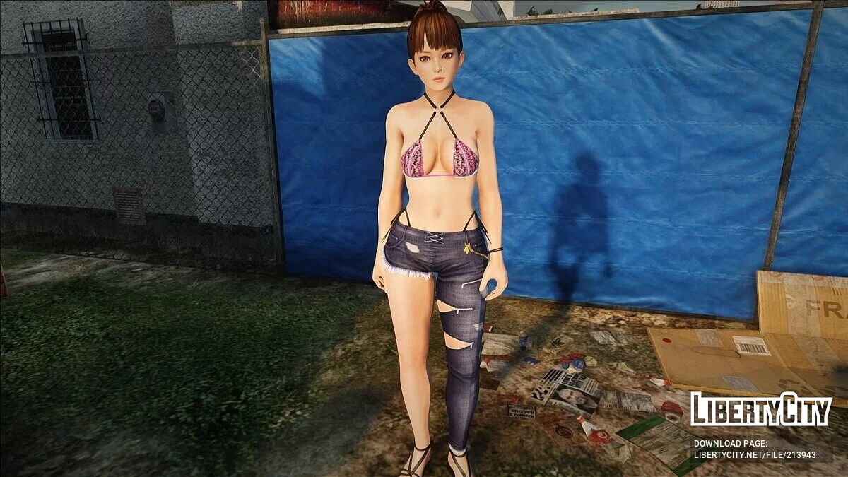 Лэй-Фанг из DOAXVV - Skinny Shark Chanel / GTA San Andreas