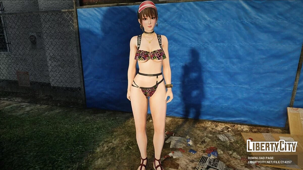 Нанами из DOAXVV в сексуальном бикини LV / GTA San Andreas