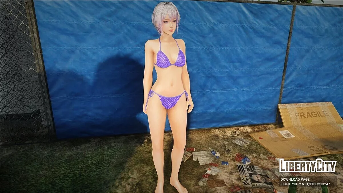 Шизуку из DOAXVV в сексуальном бикини / GTA San Andreas