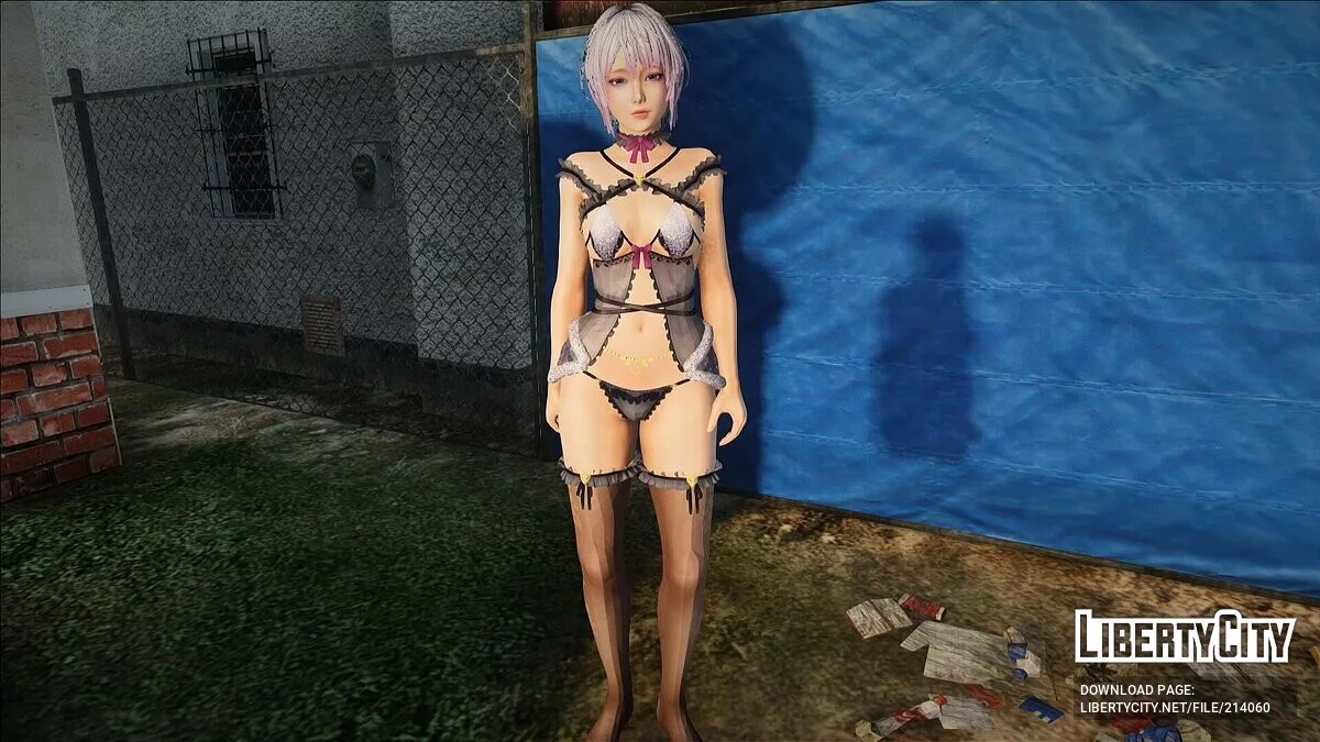 Шизуку из DOAXVV в сексуальном наряде / GTA San Andreas