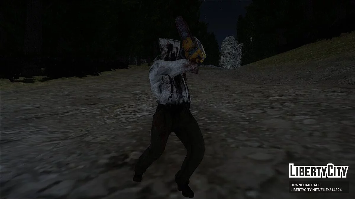 Бензопильщик (доктор Сальвадор) из Resident Evil 4 Remake / GTA San Andreas