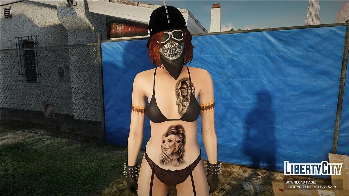 Два женских скина ко дню Хэллоуин / GTA San Andreas