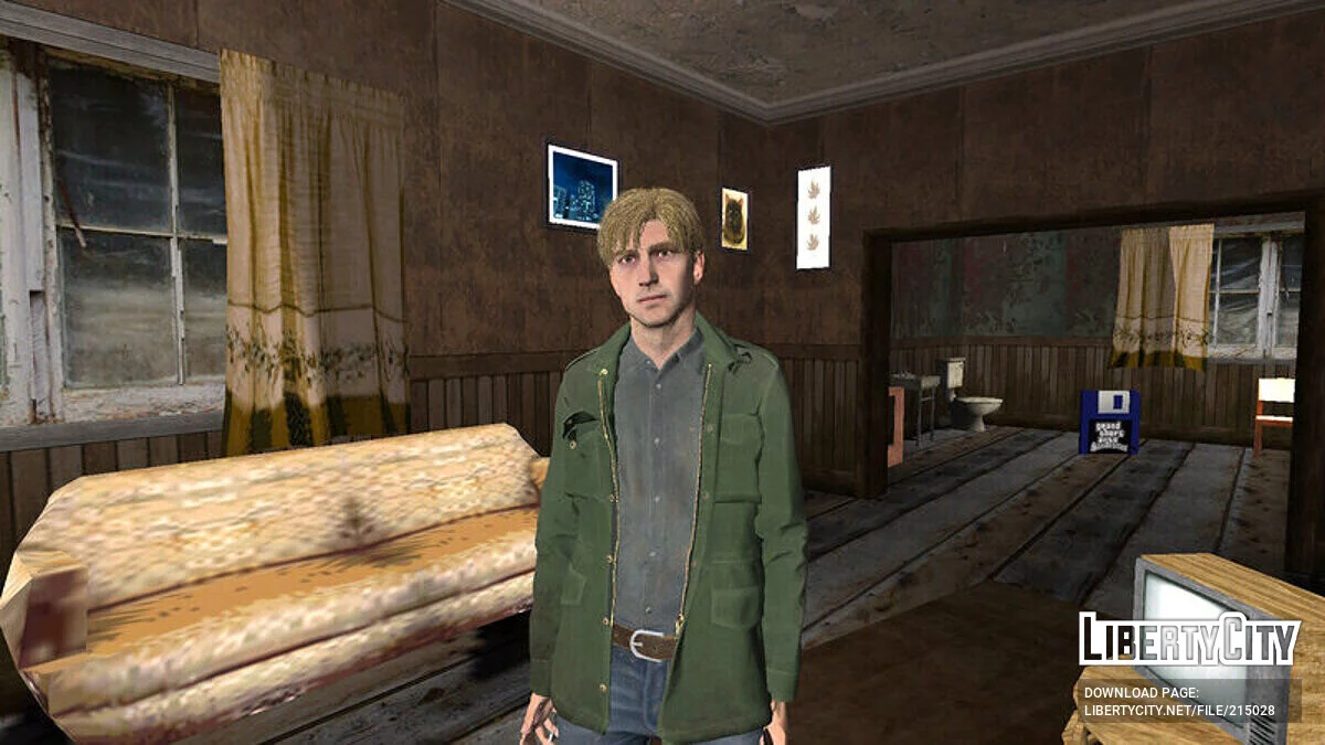 Джеймс и Мария из Silent Hill 2 Remake / GTA San Andreas