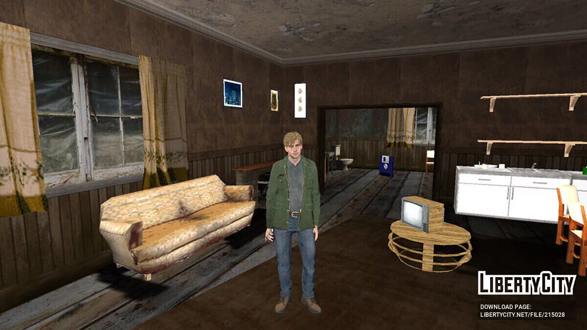 Джеймс и Мария из Silent Hill 2 Remake / GTA San Andreas