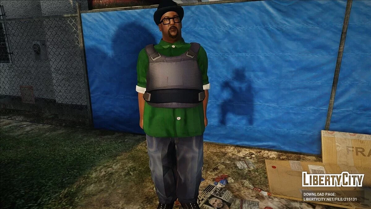 HD скин Биг Смоука из The Definitive Edition / GTA San Andreas