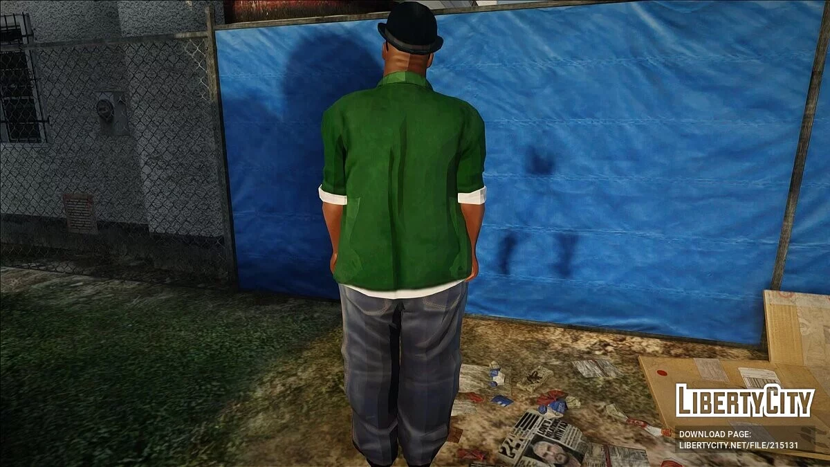 HD скин Биг Смоука из The Definitive Edition / GTA San Andreas