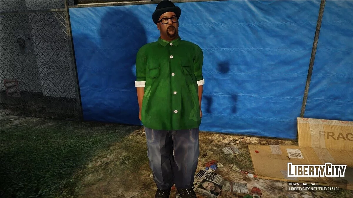 HD скин Биг Смоука из The Definitive Edition / GTA San Andreas