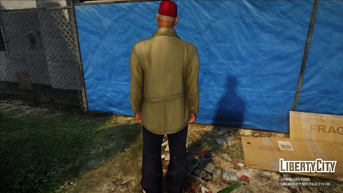 HD скин Эммета из The Definitive Edition / GTA San Andreas