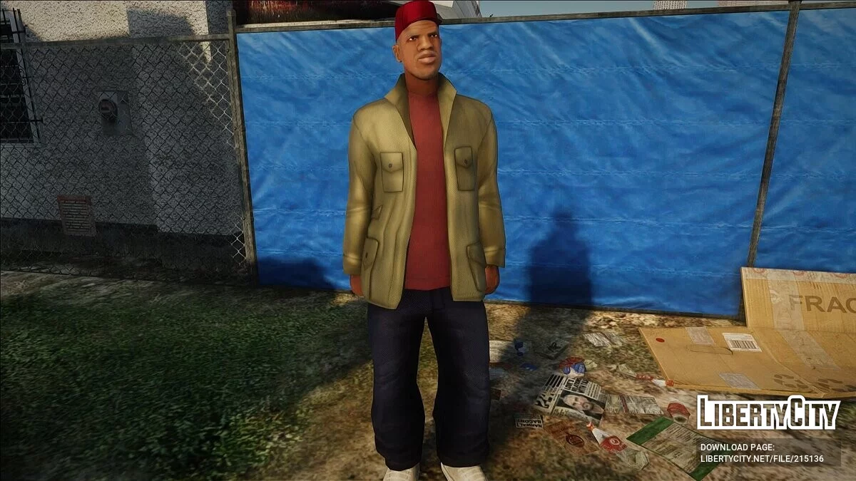 HD скин Эммета из The Definitive Edition / GTA San Andreas