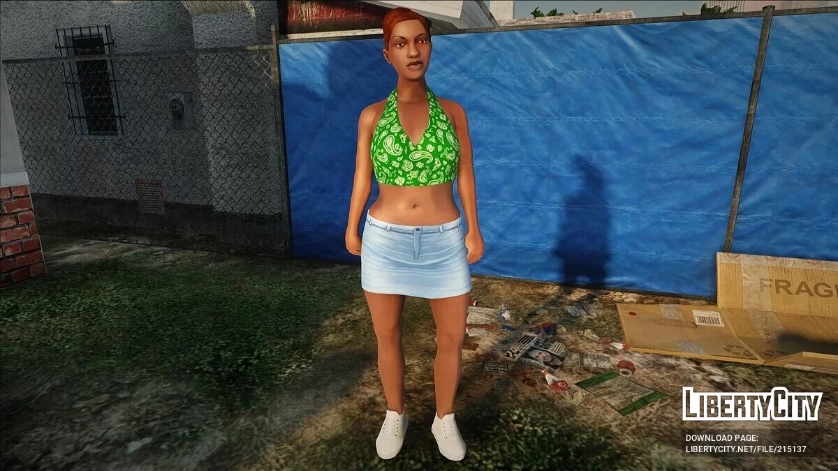 HD скин Кэндл из The Definitive Edition / GTA San Andreas